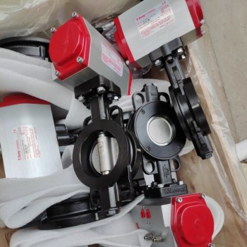 博雷蝶閥 F40氣動雙偏心蝶閥 美國博雷閥門